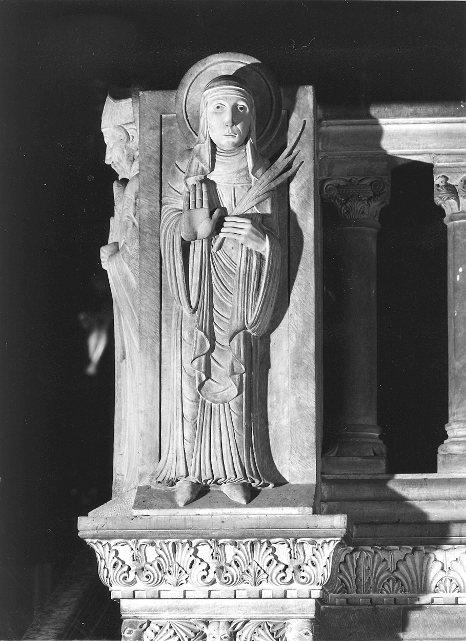 Santa Giustina (lastra) di Toscani Fedele (sec. XX)