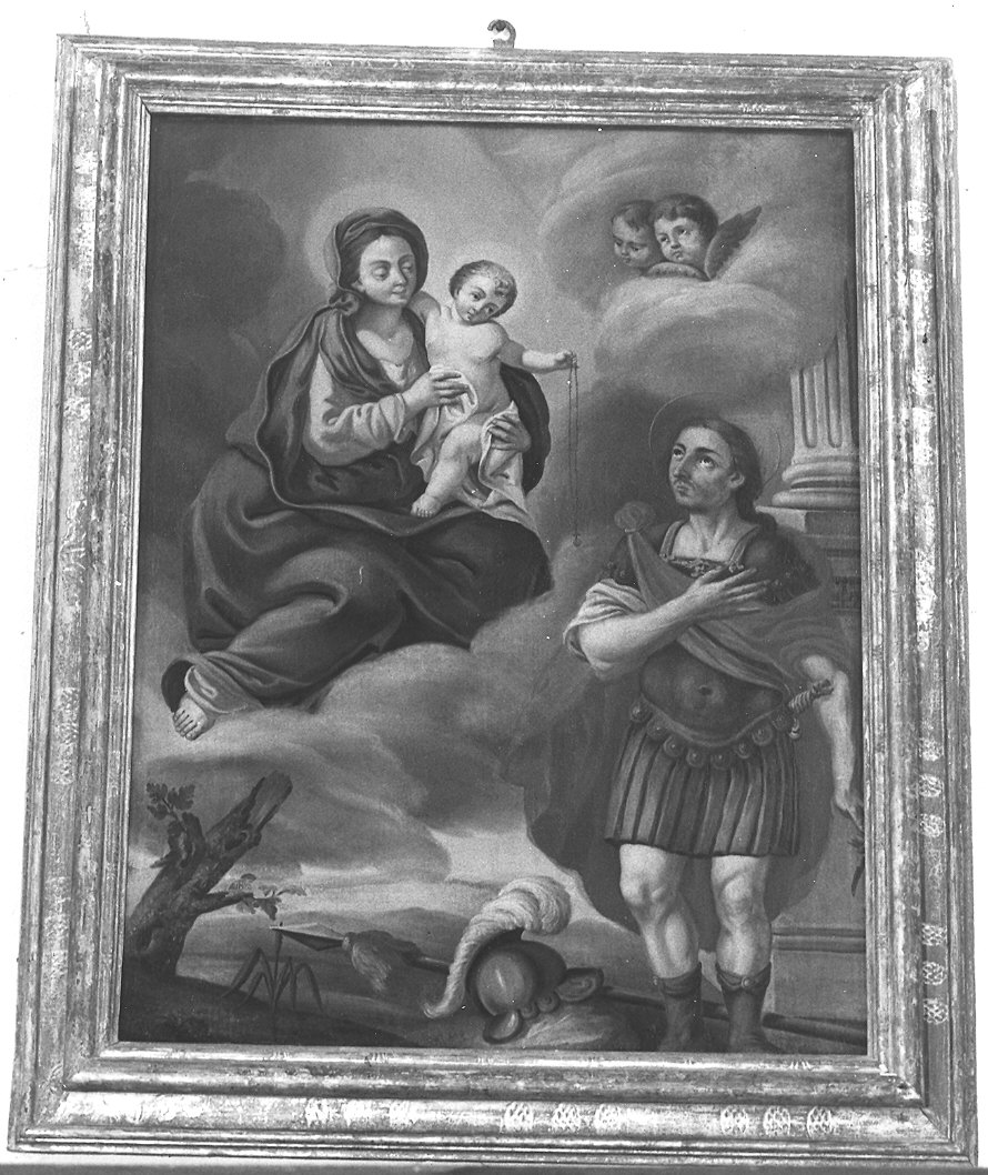 Madonna del Rosario con San Quintino (dipinto) - ambito parmense (primo quarto sec. XVIII)