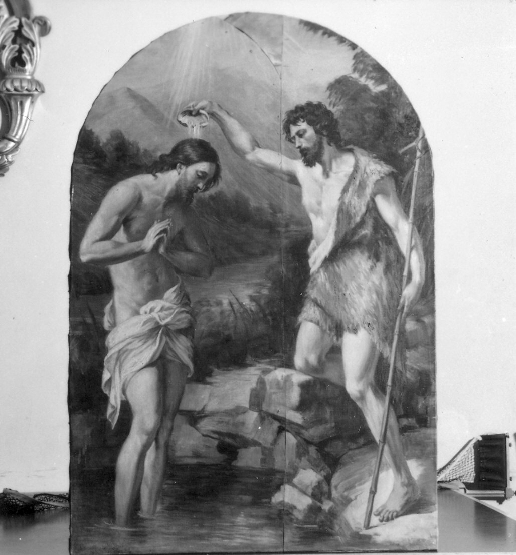 battesimo di Cristo (dipinto) di Silvani Severino (sec. XX)
