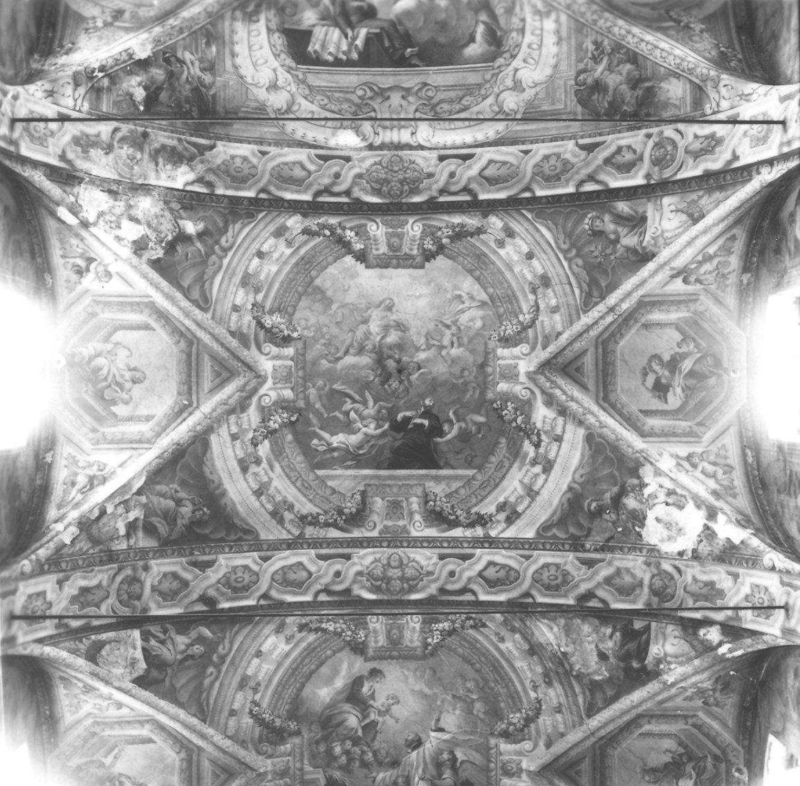 Profeti/ Evangelisti (decorazione pittorica) di Galletti Filippo Maria, Baratta Alessandro (seconda metà sec. XVII)