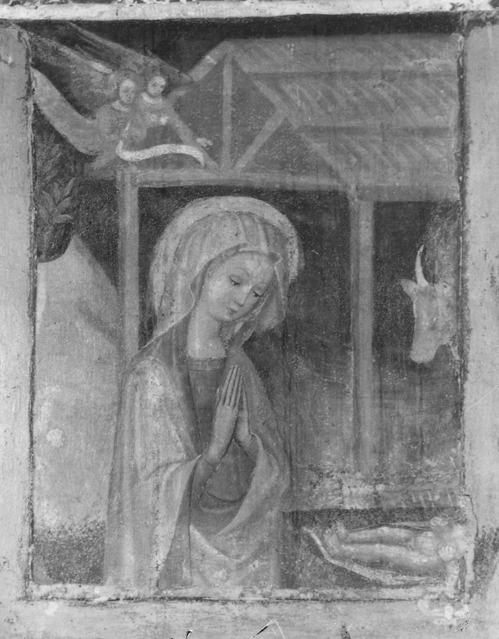 natività di Gesù (dipinto) - ambito lombardo (inizio sec. XV)