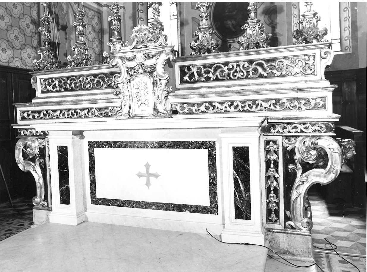 altare maggiore di Rizzardi Giuseppe (sec. XVIII)
