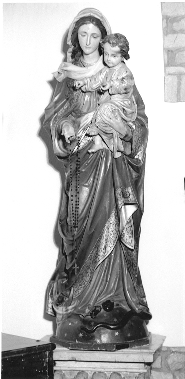 Madonna con Bambino (statua) - ambito gardenese (prima metà sec. XX)