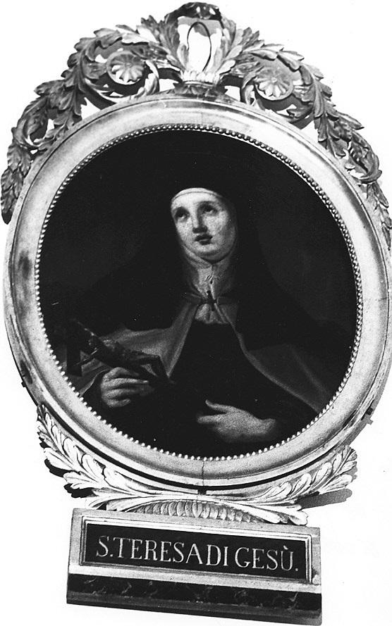 Santa Teresa d'Avila (dipinto) di Borghesi Giovan Battista (sec. XIX)