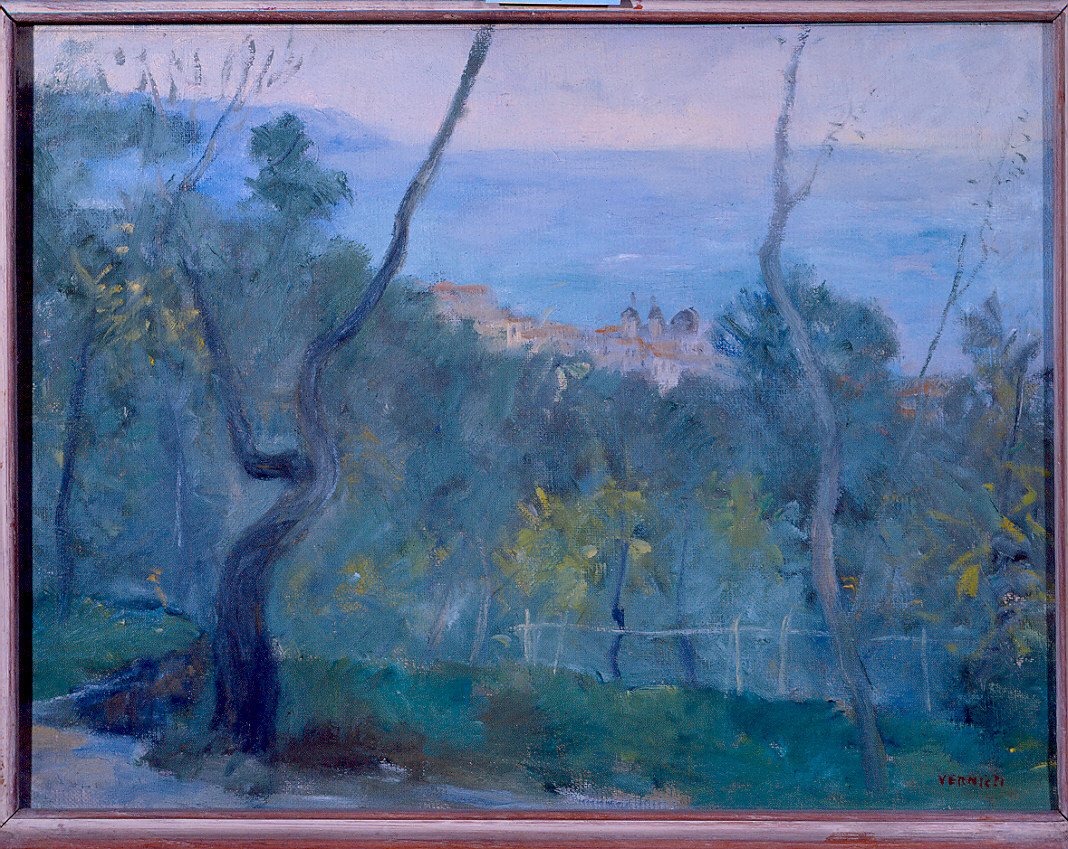 Santa Margherita Ligure (dipinto) di Vernizzi Renato (secondo quarto sec. XX)