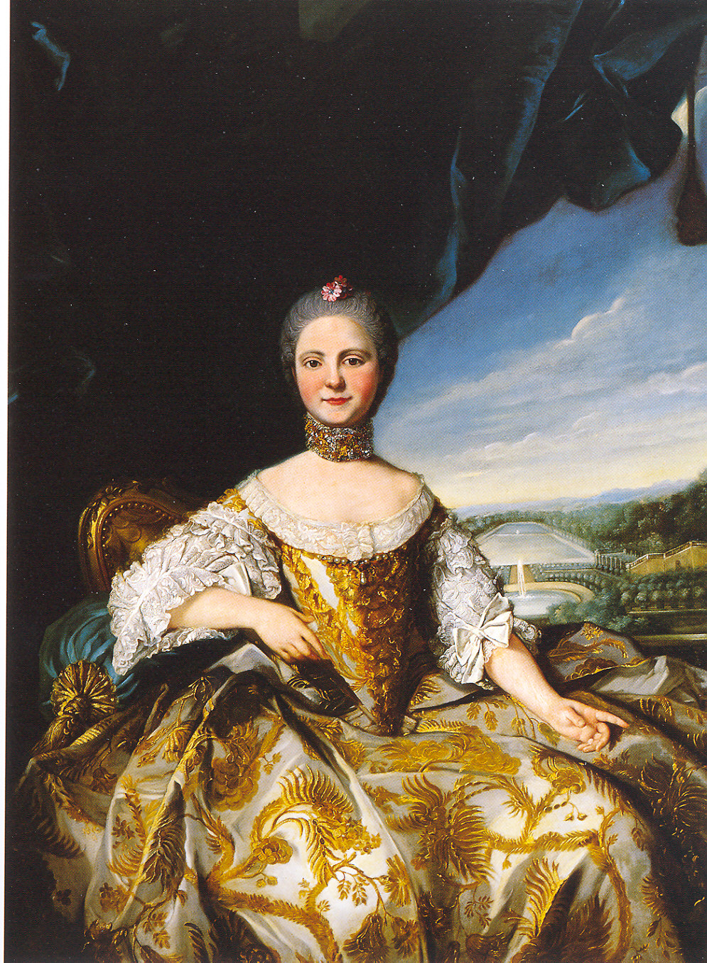 Maria Luisa Teresa di Borbone (dipinto) di Baldrighi Giuseppe (attribuito) (sec. XVIII)