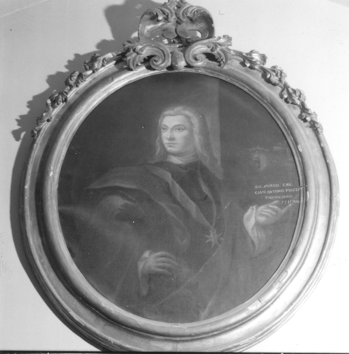 Ritratto del marchese Gian Antonio Piazza (dipinto) - ambito parmense (sec. XVIII)