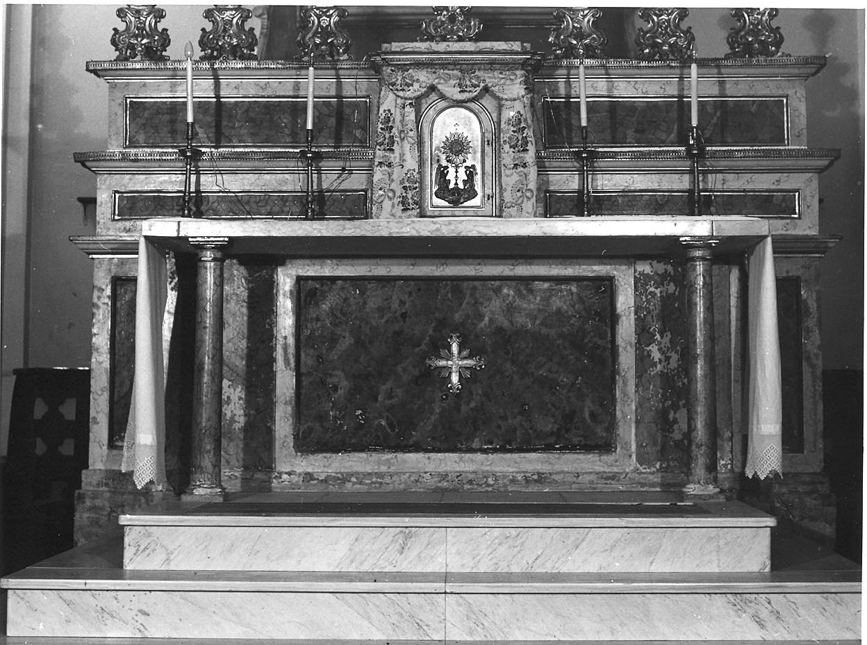 altare maggiore - ambito parmense (metà sec. XVIII)