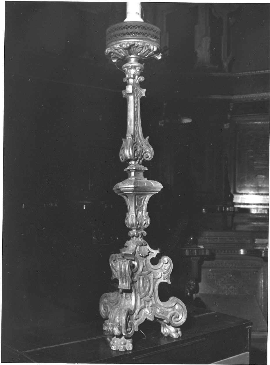 candeliere, serie - ambito parmense (metà sec. XVIII)