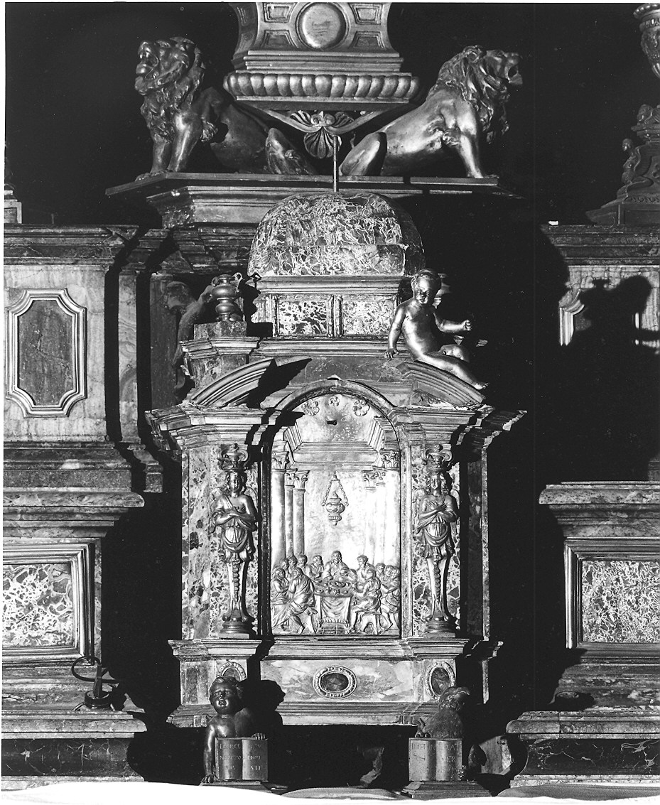 altare maggiore di Avanzini Bartolomeo Luigi, Serchioli Giorgio, Falconi Bernardo (sec. XVII)