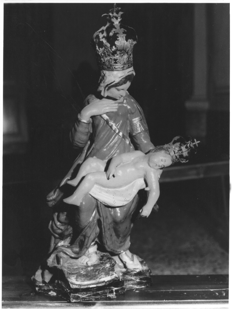 Madonna del Canale/ Madonna dei famigli, Madonna con Bambino (statua) - ambito emiliano (seconda metà sec. XVIII)