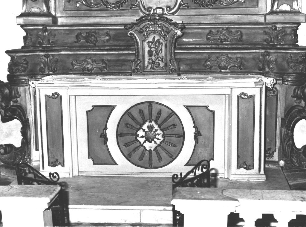 altare, elemento d'insieme - ambito ligure (secc. XVIII/ XIX)