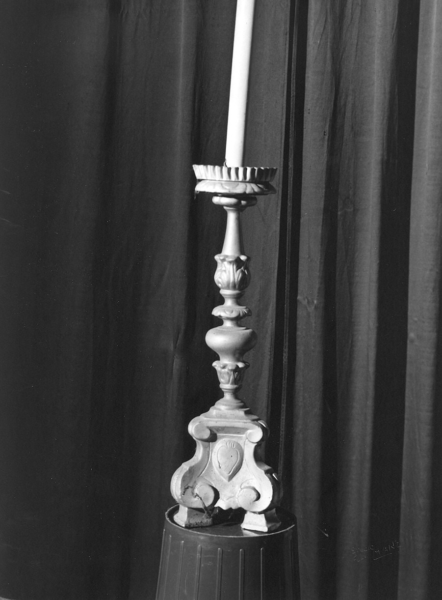 candelabro, serie - ambito piacentino (primo quarto sec. XIX)