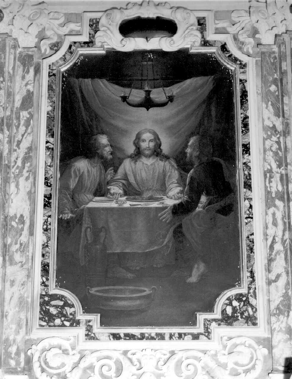 Cena in emmaus (dipinto) - ambito parmense (primo quarto sec. XIX)