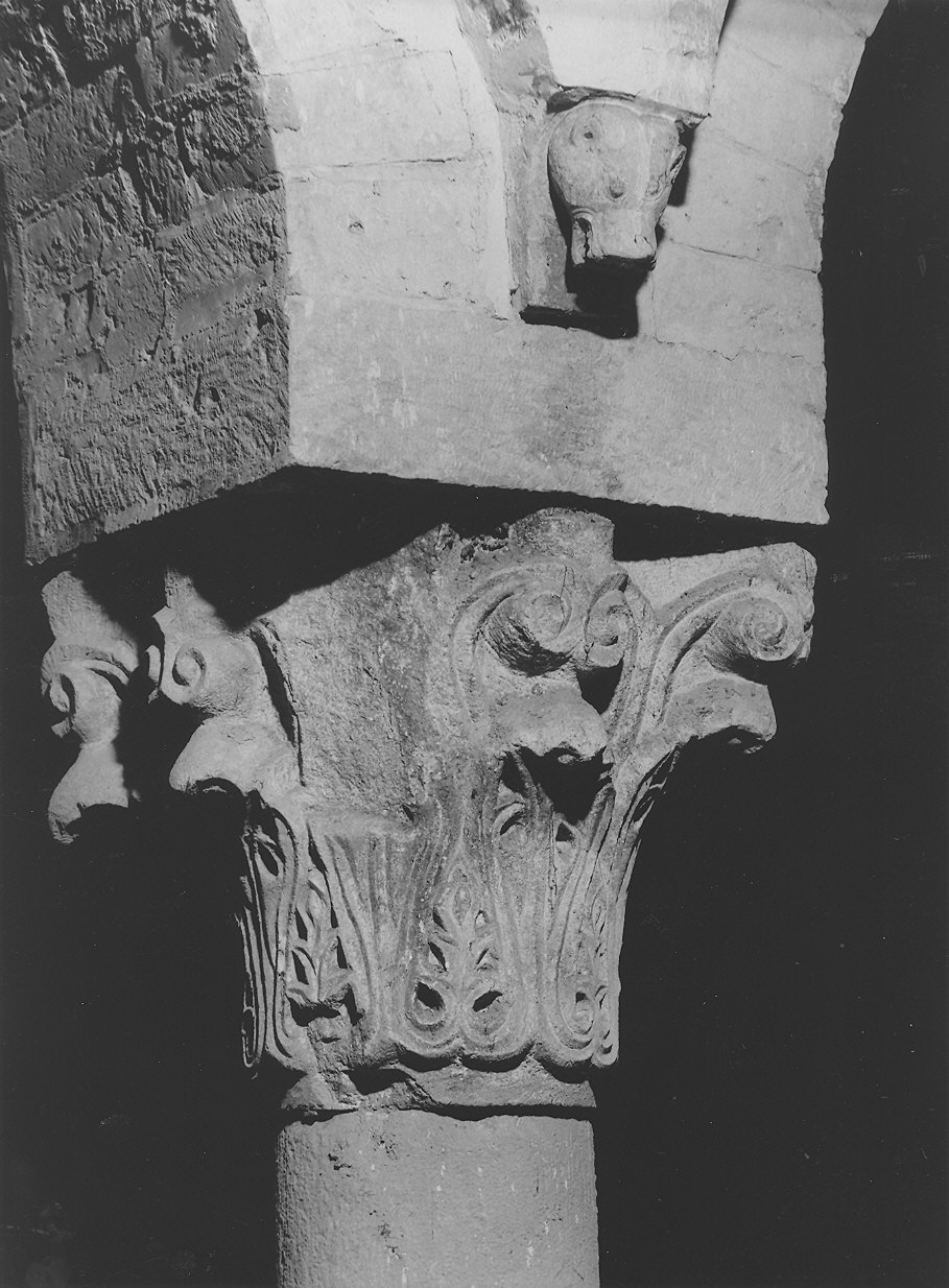 capitello - ambito emiliano-lombardo (secc. XI/ XII)