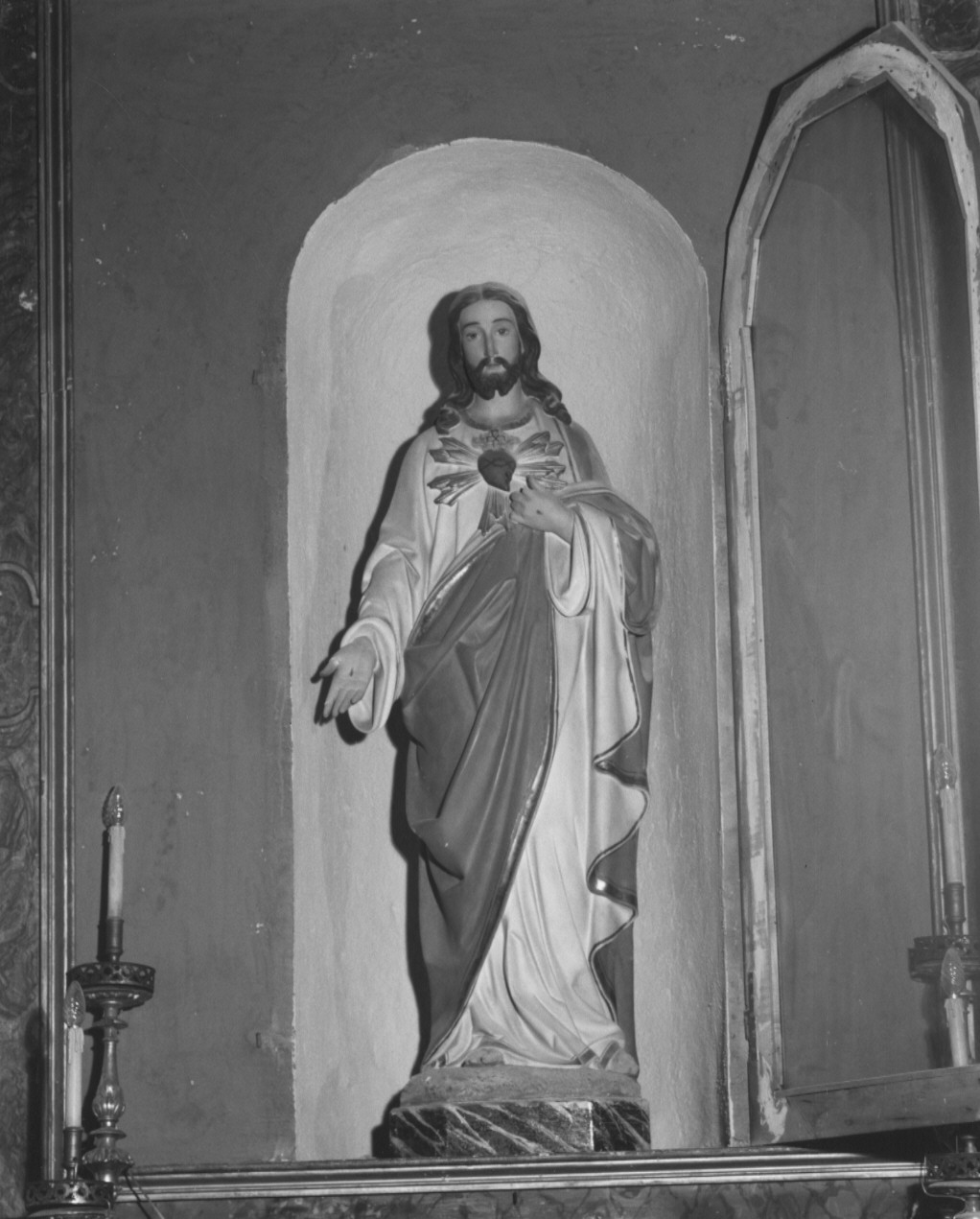 Sacro Cuore di Gesù (statua processionale) - produzione parmense (inizio sec. XX)