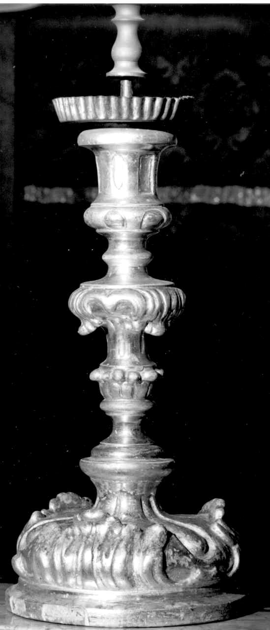 candelabro, serie - bottega parmense (fine sec. XVIII)