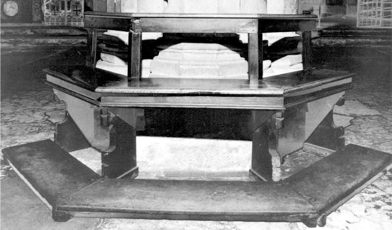 banco da chiesa - bottega parmense (sec. XVIII)