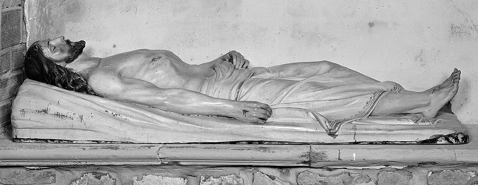 Cristo morto (statua) - produzione parmense (prima metà sec. XX)