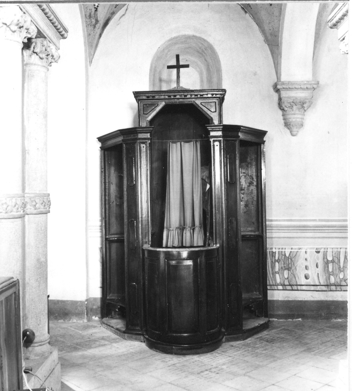 confessionale - ambito piacentino (fine sec. XVIII)