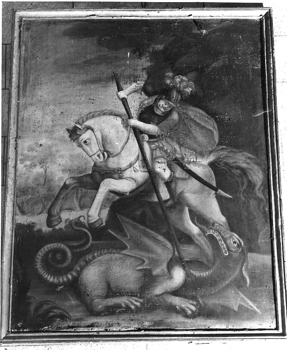 San Giorgio e il drago (dipinto) - ambito piacentino (fine sec. XVII)