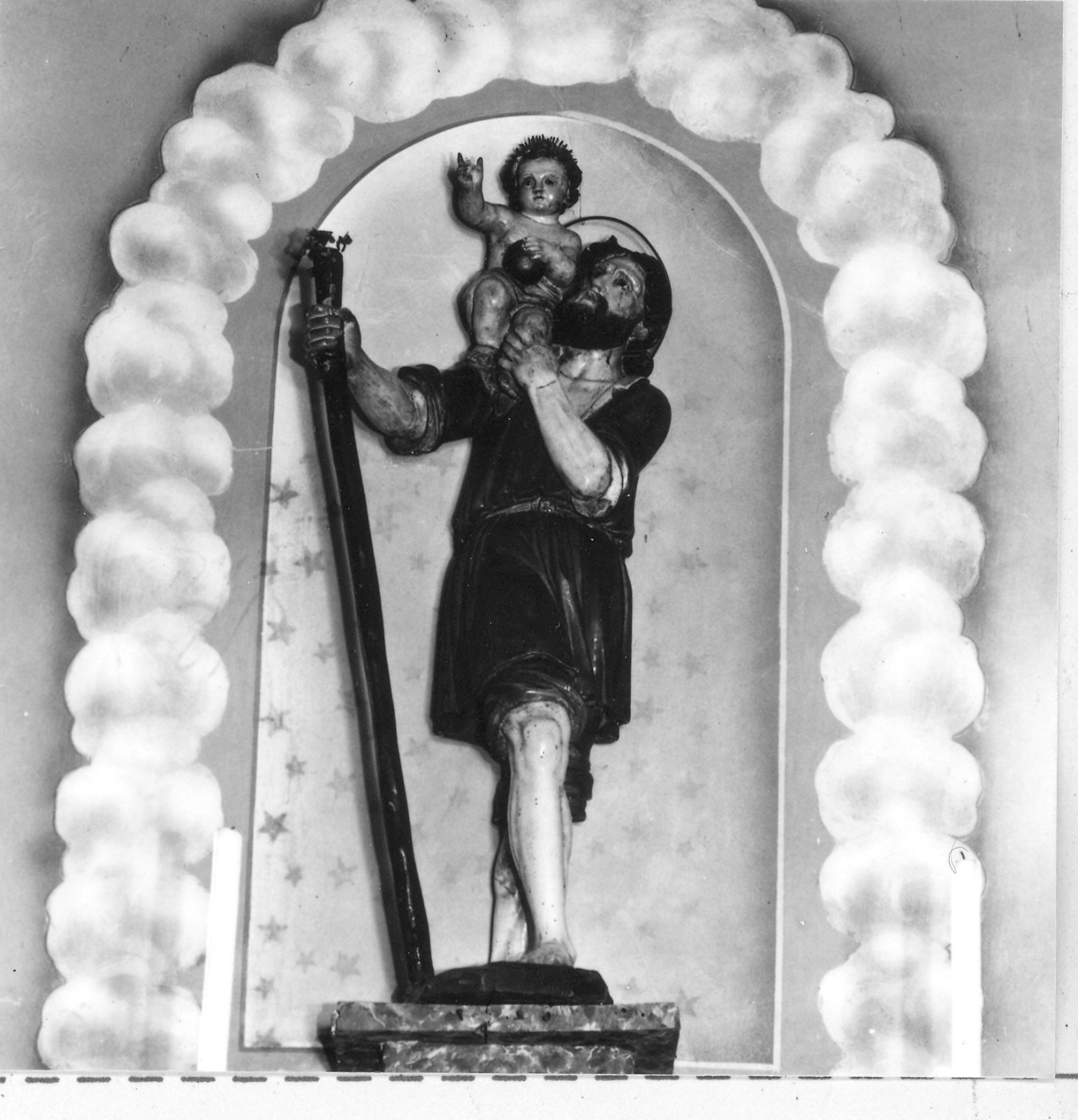 San Cristoforo (statua) - ambito piacentino (fine/inizio secc. XVIII/ XIX)