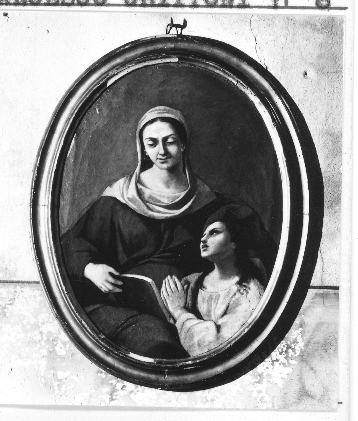Sant'Anna insegna a leggere a Maria Vergine (dipinto) di Ghittoni Francesco (fine sec. XIX)