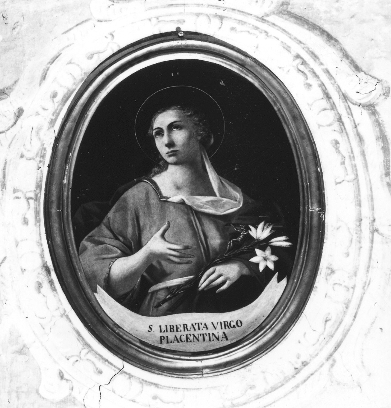 Santa Liberata (dipinto) di Ghittoni Francesco (attribuito) (fine sec. XIX)