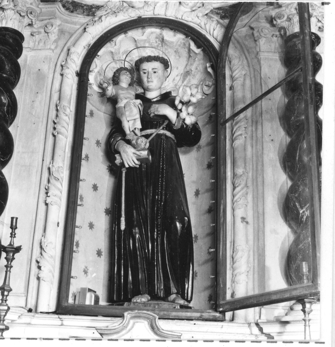 Sant'Antonio da Padova (scultura) - ambito piacentino (sec. XVIII)