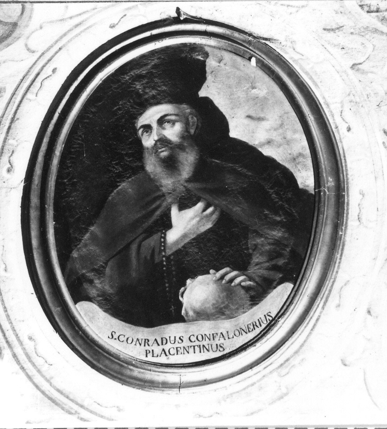 San Corrado Confalonieri (dipinto) di Ghittoni Francesco (attribuito) (fine sec. XIX)