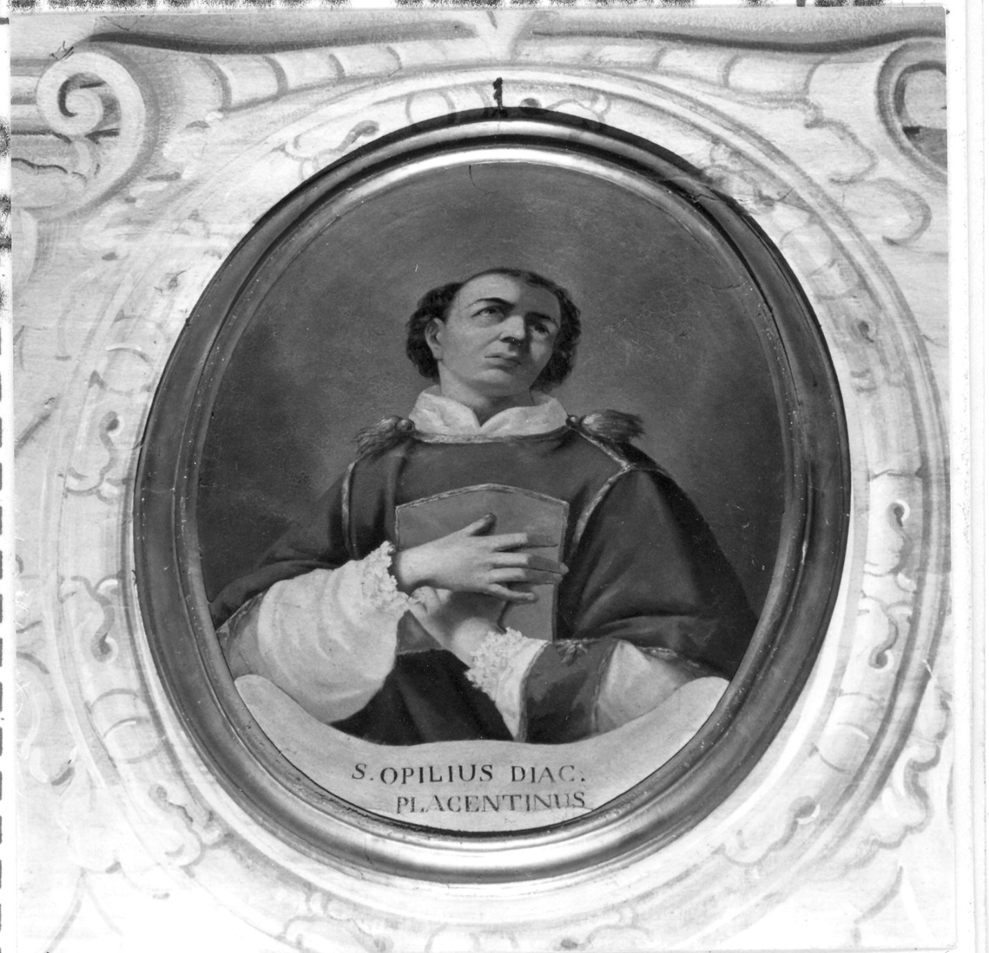 San Opilio (dipinto) di Ghittoni Francesco (attribuito) (fine sec. XIX)