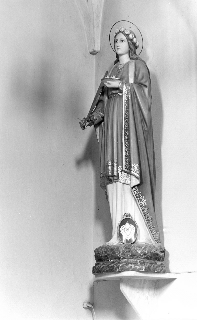 Santa Lucia (statua) - produzione Italia settentrionale (prima metà sec. XX)