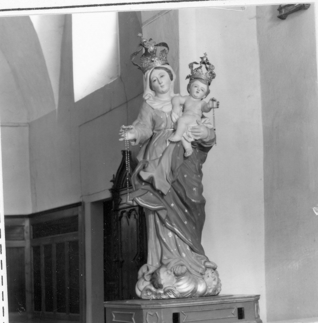 Madonna del Rosario (statua) - ambito piacentino (sec. XVIII)