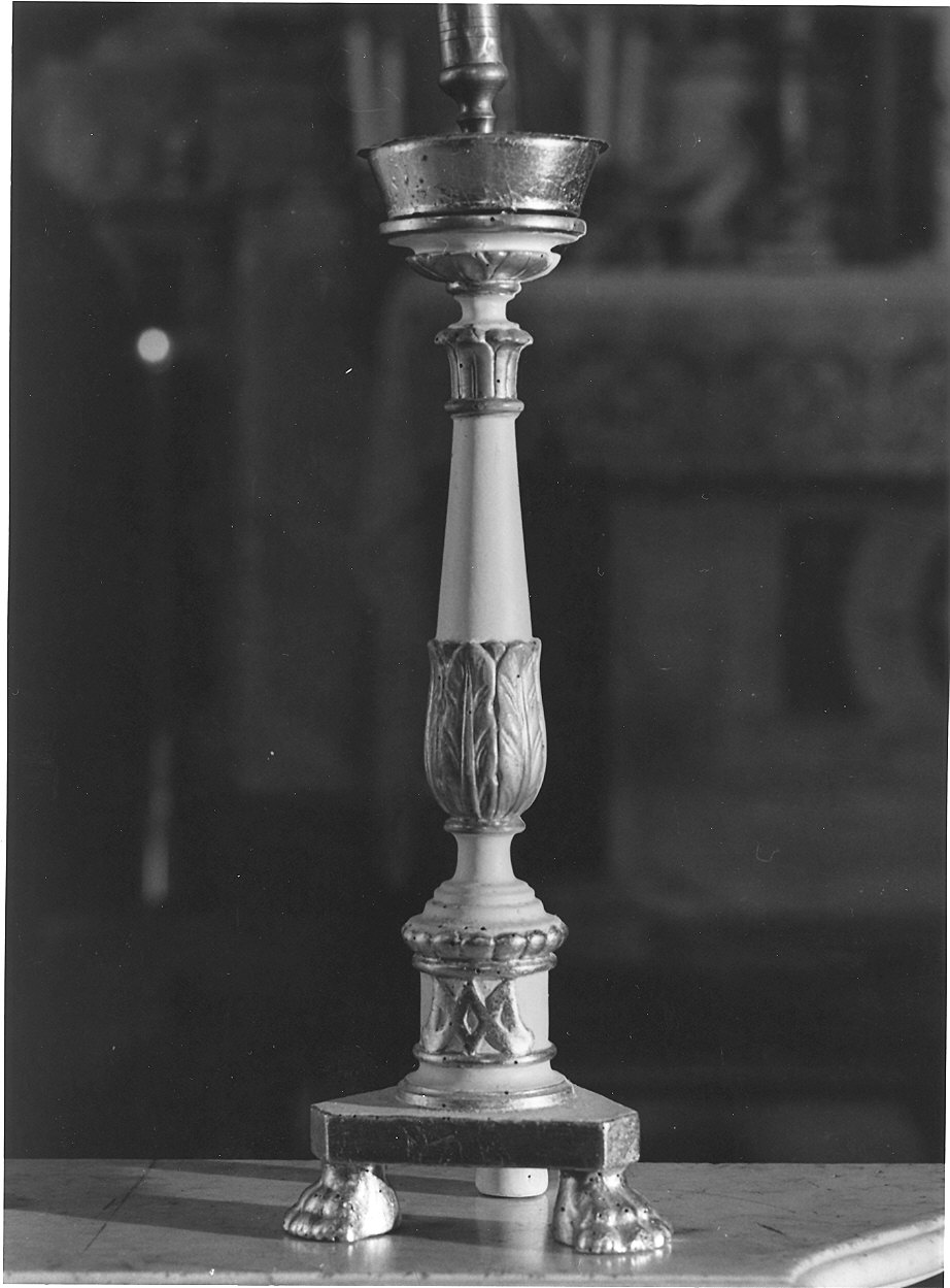 candeliere, coppia - ambito ligure (metà sec. XIX)