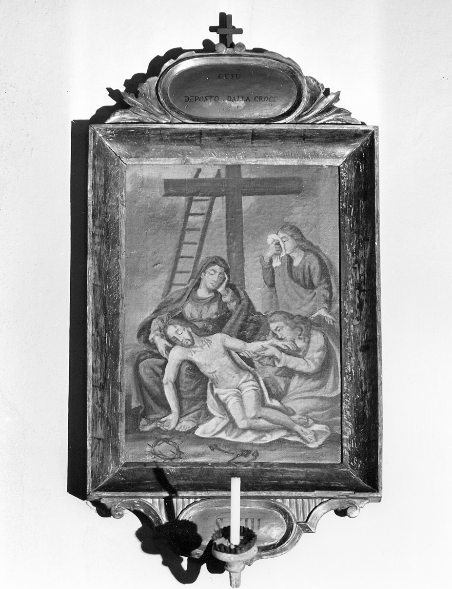 stazioni della via crucis (dipinto, ciclo) - ambito emiliano (fine sec. XVIII)