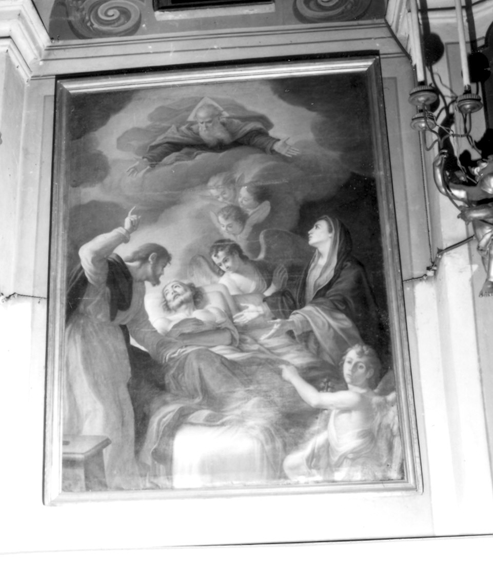 morte di San Giuseppe (dipinto) - ambito parmense (sec. XVII)