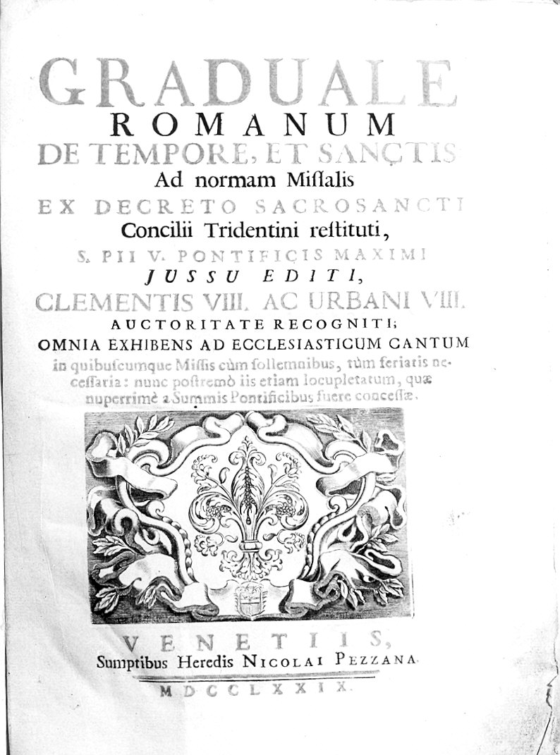coperta di libro liturgico - ambito piacentino (sec. XVIII)