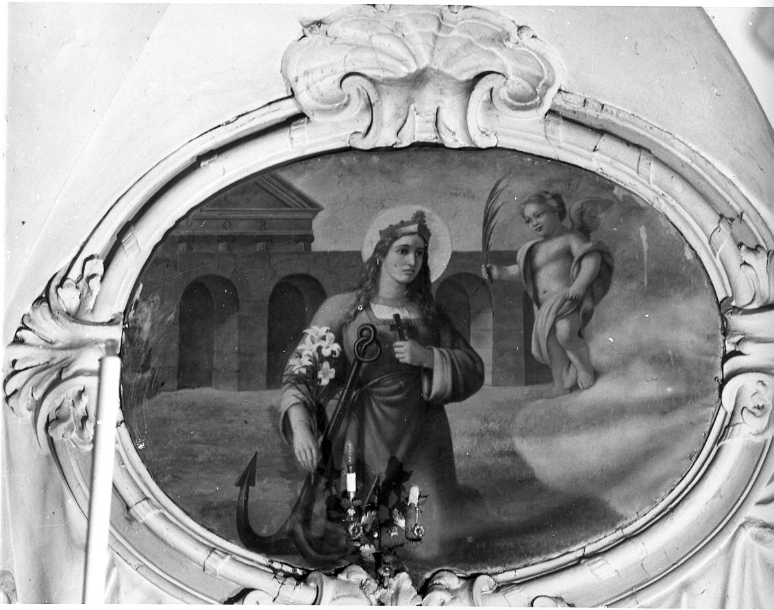 Santa Filomena (dipinto) di Perinetti Emilio (sec. XX)