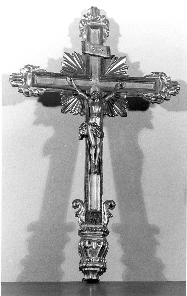 croce processionale - ambito piacentino (fine sec. XVIII)