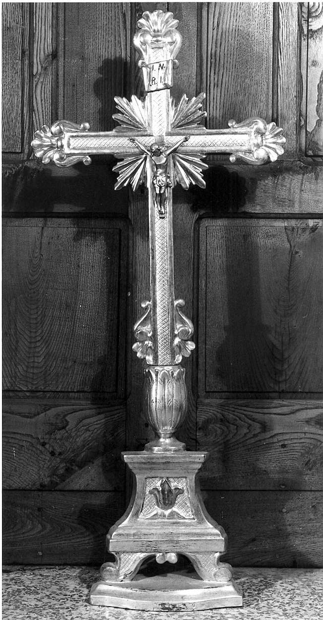 croce d'altare - ambito piacentino (metà sec. XVIII)