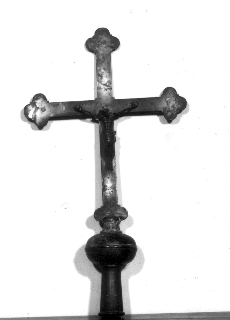 croce processionale - ambito piacentino (fine sec. XVIII)
