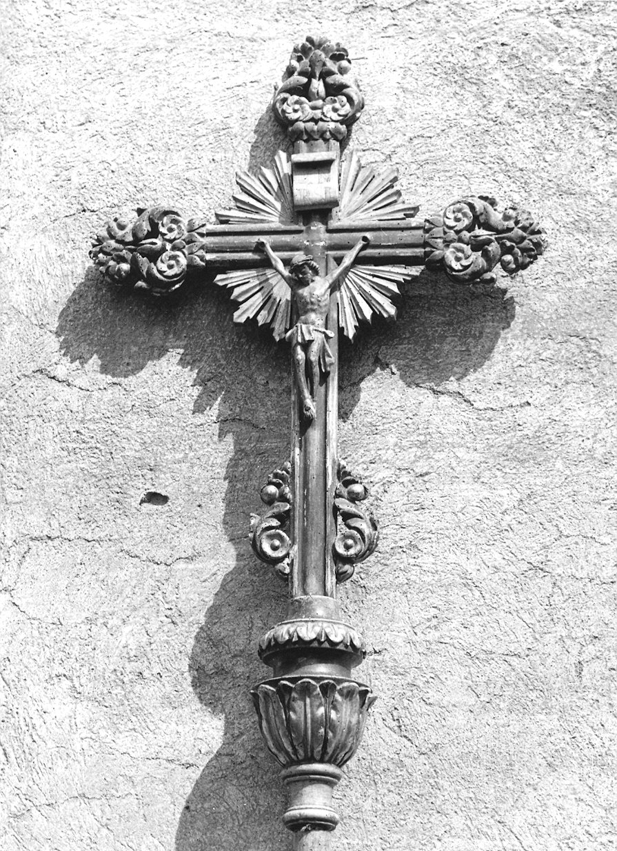 croce processionale - ambito parmense (primo quarto sec. XIX)