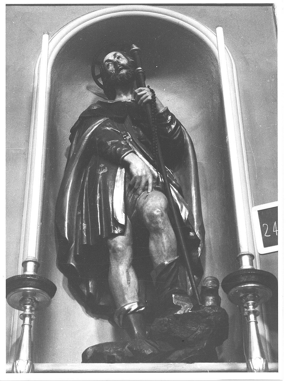 San Rocco (scultura) - ambito parmense (sec. XVII)