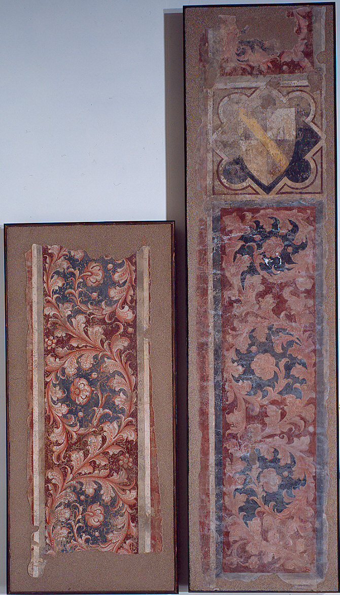 decorazioni a racemi (dipinto, frammento) di Maestro di Santa Caterina (ultimo quarto sec. XIV)