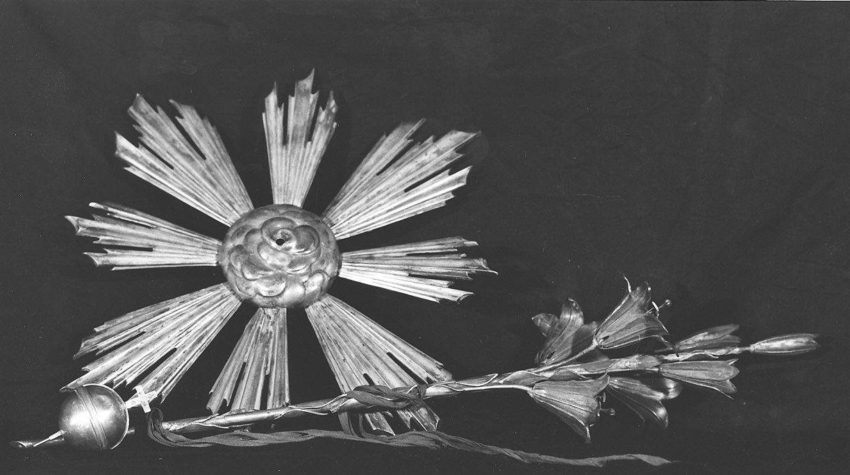 aureola di immagine sacra - ambito parmense (sec. XIX)
