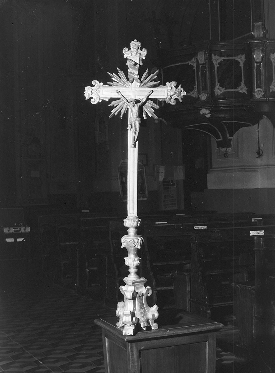 croce d'altare - ambito parmense (seconda metà sec. XVIII)