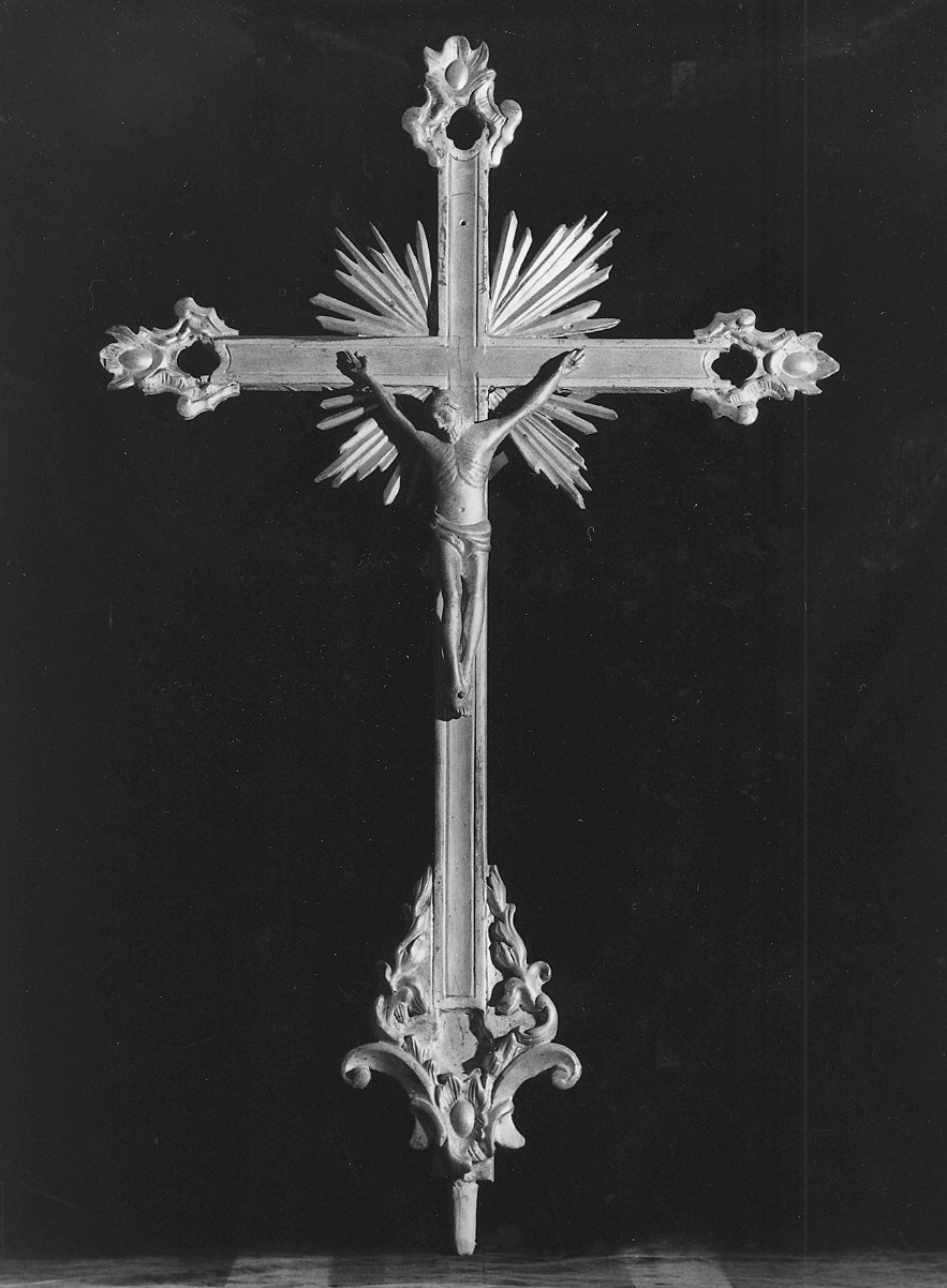 croce d'altare - ambito parmense (ultimo quarto sec. XVIII)