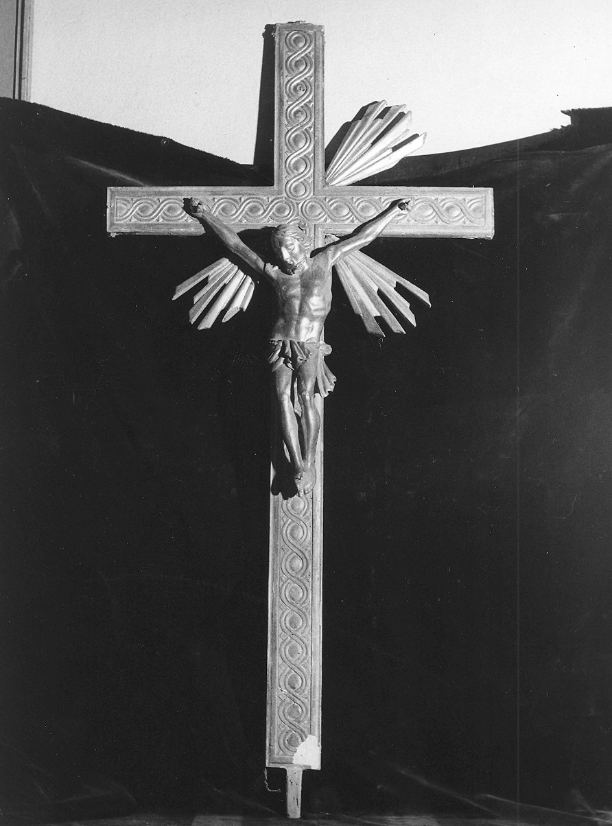 croce d'altare - ambito parmense (ultimo quarto sec. XIX)