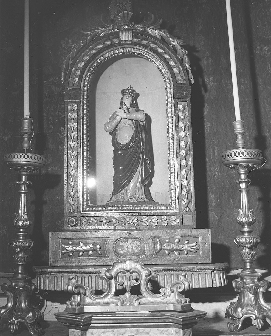 Madonna Addolorata (statua) di Vernazza Luigi (attribuito) (sec. XIX)