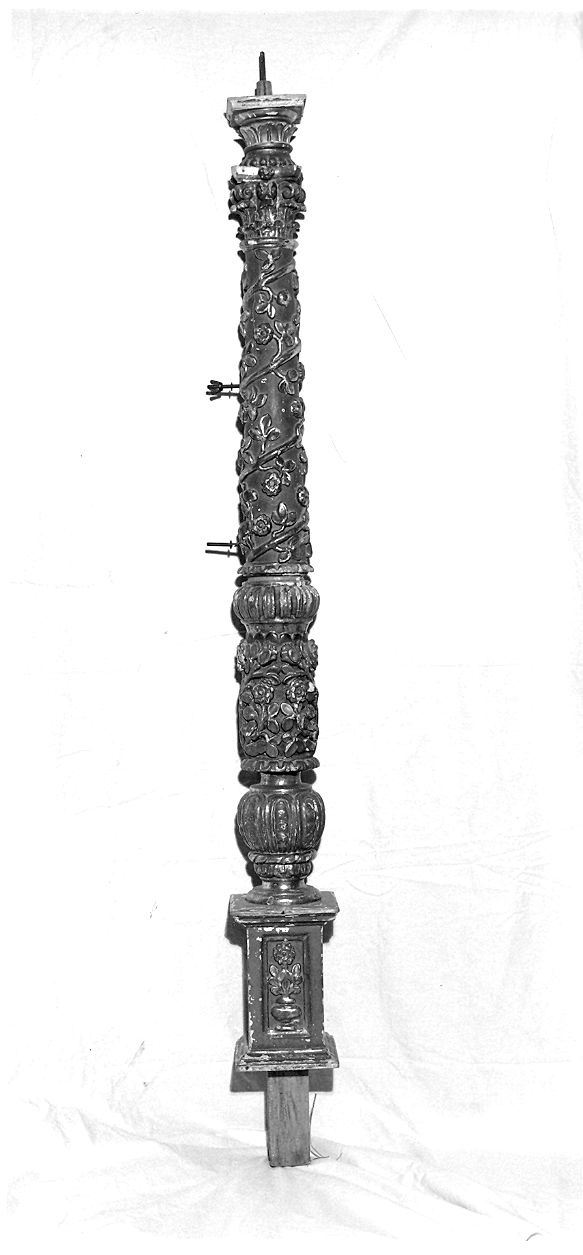 baldacchino processionale, frammento - ambito emiliano (fine/inizio secc. XVII/ XVIII)
